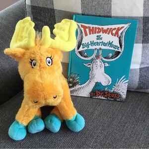 Dr Seuss Thidwick the Big-Hearted Moose Plush & Book